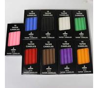 Shein 1 caja de 10 piezas, velas rectas de 16 cm de alto, cada una dura 2 horas, sin perfume, adecuadas para uso interior/exterior, iluminación de emergenci