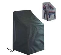 Shein 1 Cubierta Impermeable De Tela Oxford Para Silla De Jardín Y Césped Al Aire Libre, Silla Lounge Y Apilable