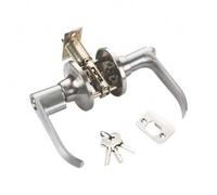 Shein 1 Juego de Cerradura de Puerta de Varilla Triple de Aleación de Aluminio con 3 Llaves, Cerradura Antirrobo Interior Duradera Adecuada para Puertas de