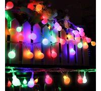 Shein 1 paquete de 10/20/40/80 luces de cadena de bombillas LED, alimentadas por batería/USB, luces de hadas interiores, luces colgantes a prueba de agua, a
