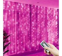 Shein 1 Paquete de Luces de Cortina LED con Control Remoto USB, Luces Colgantes, Luces de Hada, Dormitorio, Exterior, Día de San Valentín, Día de la Madre,