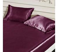 Shein 1 Par de Fundas de Almohada de Satén (1 Par = 2 Piezas) - Funda de Almohada de Tela de Satén Brillante, Suave y Sedosa, Transpirable, Cierre de Sobre,