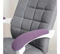 Shein 1 par de fundas elásticas para reposabrazos de silla de oficina, lavables y desmontables, protector de reposabrazos elástico para sillas de escritorio