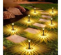Shein 1 pieza/10 piezas Luz solar exterior tipo tubo | Luz de sendero LED, luz de sombra, luz de jardín, adecuada para jardín, camino, acera, patio y parque