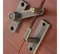 Shein 1 pieza/2 piezas/4 piezas/6 piezas Cerradura de ventana/puerta deslizante vintage de bronce, cerradura de de aleación de zinc con perno, broche de caj