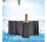 Shein 1 pieza/2 piezas Bolsa enfriadora aislada con paquete de hielo gratis - Funda aislante a prueba de fugas para botellas de vino, cerveza, bebidas - Bol