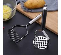 Shein 1 pieza/2 piezas Machacador de patatas de acero inoxidable, prensa de patatas para el hogar, herramienta de cocina para machacar camote/batata, machac