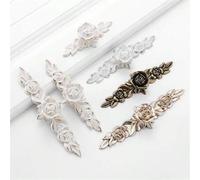 Shein 1 pieza/2 piezas Manija de puerta de gabinete de muebles, perilla de cajón, tirador de puerta de armario, herrajes de muebles de aleación de zinc colo