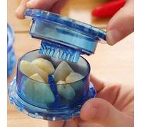 Shein 1 pieza/2 piezas Prensa de ajo manual de plástico, prensa de ajo, una pequeña herramienta de cocina para triturar ajo, cebollas, jengibre, frutas, ens