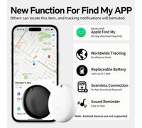 Shein 1 pieza/2 piezas Rastreador GPS, Rastreador Bluetooth Inteligente Apple Airtag, Rastreador Bluetooth Inteligente Sistema IOS, Localizador de Artículos