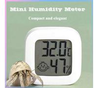 Shein 1 pieza/2 piezas Termómetro digital mini inteligente micro LCD, Termómetro e higrómetro, Monitoreo preciso de temperatura y humedad interior, Fácil le