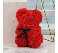 Shein 1 pieza, 20cm Oso de rosa artificial romántico mini, Oso de rosa de espuma de PE, Adecuado como regalo del Día de San Valentín para la novia, regalo d