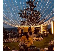 Shein 1 pieza 20m Luces de Hada LED, Alimentadas por Batería/USB, Luces de Decoración para Árboles de Jardín Exterior, Decoración de Pared de Dormitorio, Lu