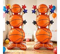 Shein 1 pieza/2Pcs Globo de Fútbol de 5 Estrellas de Pie, Globo de Fútbol, Adecuado para Decoración de Campo de Fútbol, Suministros para Fiesta con Tema Dep