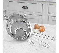 Shein 1 pieza/3 piezas (23cm-28cm-35cm) Colador de malla fina, colador de acero inoxidable, herramienta de cocina multiusos, adecuado para tamizar harina, h
