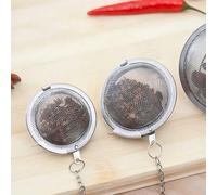 Shein 1 pieza/3 piezas, Bola de especias de acero inoxidable, Infusor de té, Caja para condimentar estofados, Apto para hierbas, especias, condimentos y vin