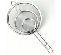 Shein 1 pieza/3 piezas Colador de malla fina, Colador de acero inoxidable, Herramienta de cocina multifuncional para filtrar harina, té, aceite de fritura,