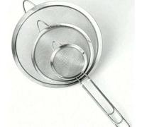 Shein 1 pieza/3 piezas Colador de malla fina, Colador de acero inoxidable, Herramienta de cocina multifuncional para filtrar harina, té, aceite de fritura,