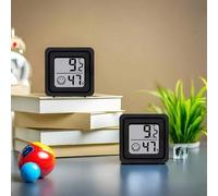 Shein 1 pieza 3 piezas/Paquete Mini Monitor de Temperatura & Humedad - Dispositivo de Monitoreo de Temperatura y Humedad de Alta Definición con Pantalla LCD