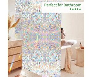 Shein 1 pieza Adhesivo de privacidad para ventana de PVC para el hogar, película de privacidad para vidrio, película decorativa de color para ventana, adhes