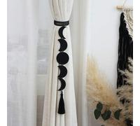 Shein 1 pieza adorno de fase lunar, accesorio de sujeción de cortina, soporte de cortina, sujetador de cortina para decoración del hogar y oficina