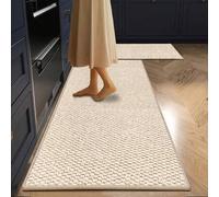 Shein 1 pieza Alfombra pasillo extra larga de unicolor - Alfombra grande rectangular para el piso, textura de yute falso, lavable a máquina, adecuada para p