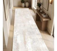 Shein 1 pieza Alfombra/Tapete/Alfombra de área/Alfombra de baño/Felpudo/Pasillo de estilo vintage desgastado y abstracto, apto para baño, cocina, entrada, p