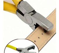 Shein 1 pieza Alicate universal para correas de reloj de 2 mm, herramienta multifunción de perforación de agujeros para cuero, perforadora de cuero, herrami