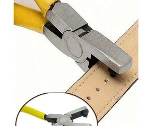 Shein 1 pieza Alicate universal para correas de reloj de 2 mm, herramienta multifunción de perforación de agujeros para cuero, perforadora de cuero, herrami