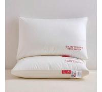 Shein 1 pieza Almohada de lujo de 5 estrellas para hotel, resistente al agua, aceite y manchas, esponjosa y de apoyo para relajar el cuello, almohada de luj