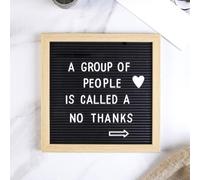 Shein 1 pieza Artesanía decorativa con diseño de tablero de mensajes, tablero de mensajes de letras de plástico DIY, para decoración del hogar, mejor regalo