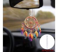 Shein 1 pieza Atrapasueños acrílico 2D - Decoración colgante 2D, adecuado para Navidad, Halloween y otras ocasiones - Excelente para mochilas, llaveros, dec