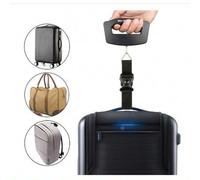 Shein 1 pieza Báscula colgante digital, báscula de equipaje, báscula de peso de maleta de viaje, báscula electrónica portátil, pantalla LCD, 110 lb/50 kg, b