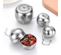 Shein 1 pieza Bola de té anti-fugas - Adecuada para hojas de té, especias y condimentos, se puede usar como infusor de especias, bola de condimentación, jue