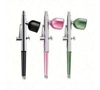 Shein 1 pieza Bolígrafo aerógrafo de acción única conveniente, boquilla de 0.3mm, con botella de pulverización de metal, accesorio de oxigenador de alta pre