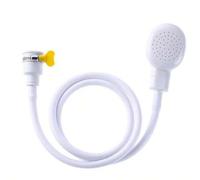 Shein 1 pieza Cabezal de ducha para grifo de fregadero, Manguera de goma rociadora de fregadero, Rociador de champú portátil, Accesorio de manguera de frega