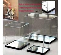 Shein 1 pieza Caja de almacenamiento de acrílico transparente de alta definición/Estuche de exhibición de coleccionables/Gabinete de exhibición/Gabinete de