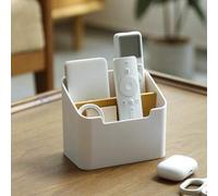 Shein 1 pieza Caja organizadora multifuncional para control remoto - Suministros de oficina de escritorio, cosméticos, contenedor de almacenamiento de cable