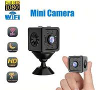 Shein 1 pieza Cámara espía inalámbrica WIFI mini oculta con visión nocturna, detección de movimiento, visualización remota móvil, cámara oculta Full HD para