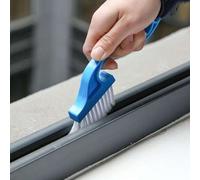 Shein 1 pieza cepillo de limpieza manual para huecos, cepillo de limpieza cocina para puertas y ventanas, cepillo para huecos, cepillo para ranuras