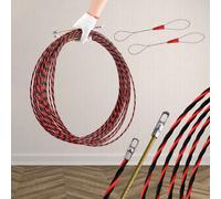 Shein 1 pieza Cinta de tirar de cables, herramienta conveniente para la inserción y extracción de cables, adecuada para que los electricistas tiren de cable
