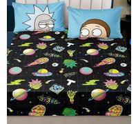 Shein 1 pieza Colchón con impresión de personaje de dibujos animados amarillo verde sobre fondo negro, material de suelo, suave y cálido, adecuado para cama