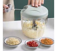 Shein 1 Pieza Cortador De Verduras Verde, Máquina De Corte Manual, Machacador De Ajo Multifuncional, Amoladora De Ajo, Prensa De Ajo, Picadora De Verduras,