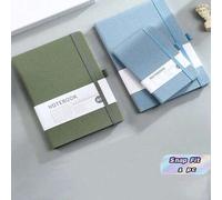 Shein 1 pieza Cuaderno con archivador minimalista A5, 100 hojas/200 páginas; Planificador de negocios A6; Bloc de notas mini A7 para estudiantes, adecuado p