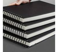 Shein 1 pieza Cuaderno de bocetos, papel de acuarela, tableta de dibujo con espiral en la parte superior, 1 paquete de 30 hojas, cuaderno de bocetos libre d