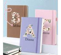 Shein 1 pieza Cuaderno de diario personalizado, cuaderno con nombre personalizable, diario personalizado, cuaderno de trabajo, cuaderno pequeño, diario, dia