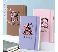 Shein 1 pieza Cuaderno de diario personalizado, cuaderno con nombre personalizable, diario personalizado, cuaderno de trabajo, cuaderno pequeño, diario, dia