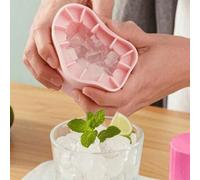 Shein 1 pieza Cubo de hielo de silicona flexible - Liberación de hielo sin esfuerzo, material, ideal para bebidas de verano y entretenimiento