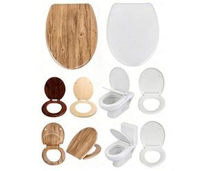 Shein 1 pieza de asiento de inodoro de madera desmontable, compatible con la mayoría de los inodoros, fácil de instalar y limpiar, rápido de desmontar, resi