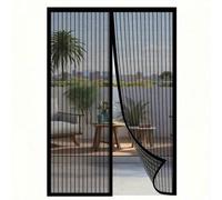 Shein 1 pieza de cortina de mosquitera magnética de fácil instalación (con 9 pares de imanes y dobladillo), una nueva y mejorada decoración del hogar para l